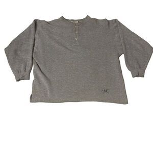 American Eagle Outfitters Vintage Women's Gray Long Sleeve Sweater Size Large